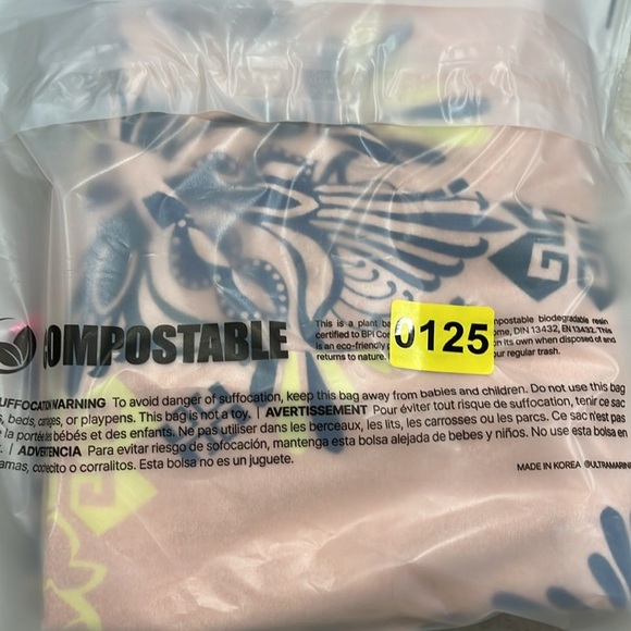 T by Tracy Reese | Oversized Kaftan Coverup | Pink, Purple,‎ Yellow Geo | Small - Picture 12 of 12